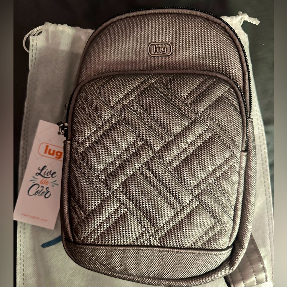 Lug EUC Monorail Crossbody Bag Grey